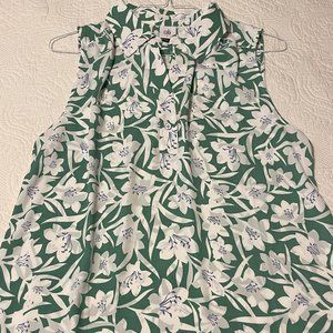 Cabi Bloom Top Green #6099 Spring 2022 - Size Large